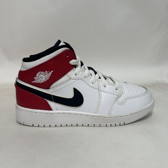 Nike Air Jordan 1 Mid Retro GS “Chicago/White Red” 2024 - Picture 4 of 8